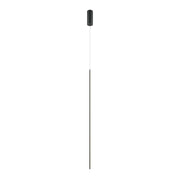 Maytoni Lampadario moderno Halo 1 luce LED integrato nero alluminio