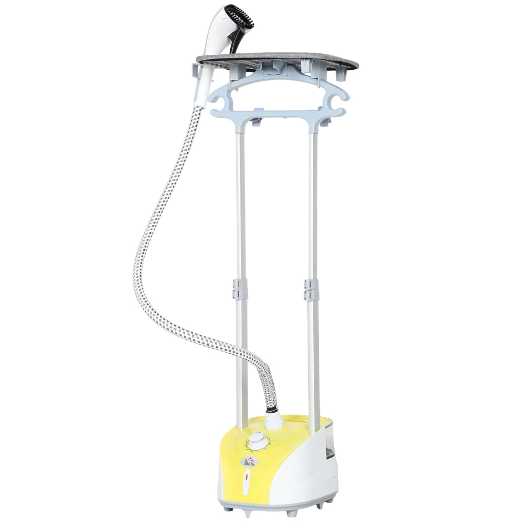 Stiratrice Verticale a Vapore ¨C Xylo ¨C 1950W 2L 11 Livelli Temperatura Asta Telescopica Giallo