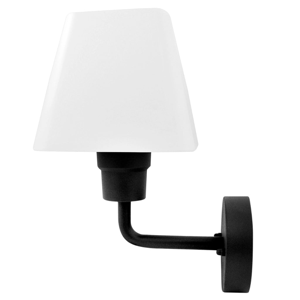 Applique esterno GIZA 312259 E27 IP44 bianco/nero Polux