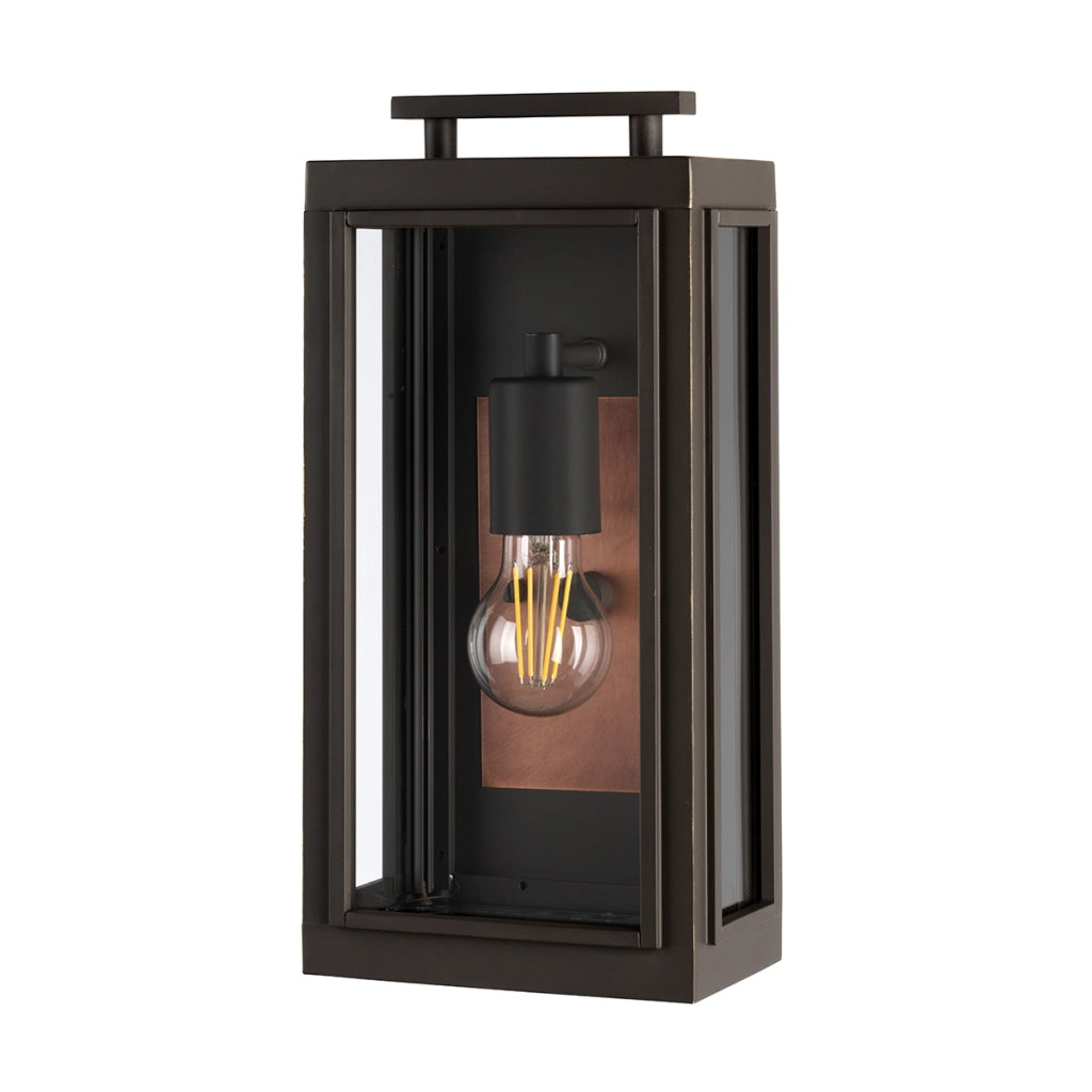 Applique esterna Sutcliffe bronzo oliato rame E27 60W