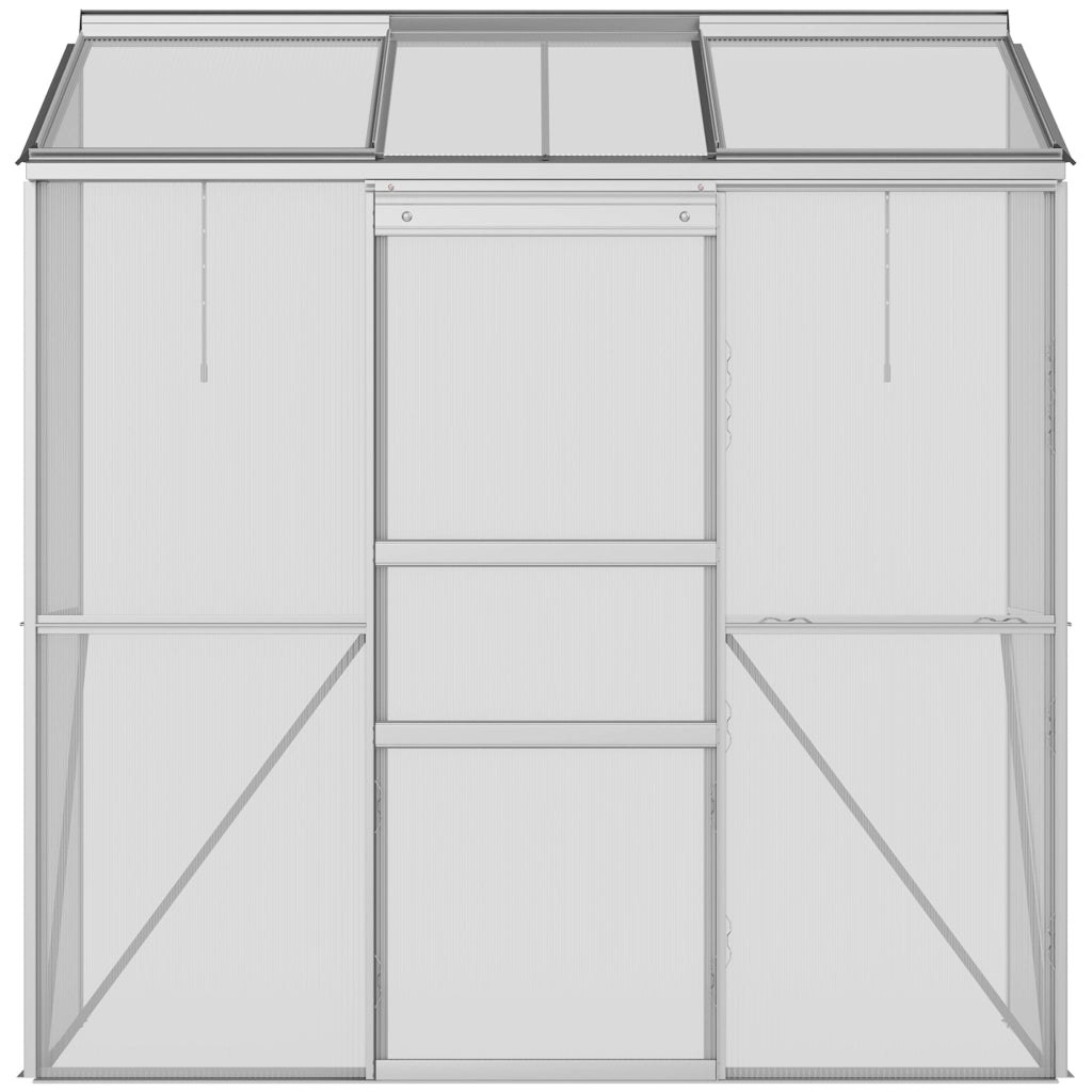Serra da giardino in policarbonato e alluminio ¨C Minimal ¨C 192x68x196 cm
