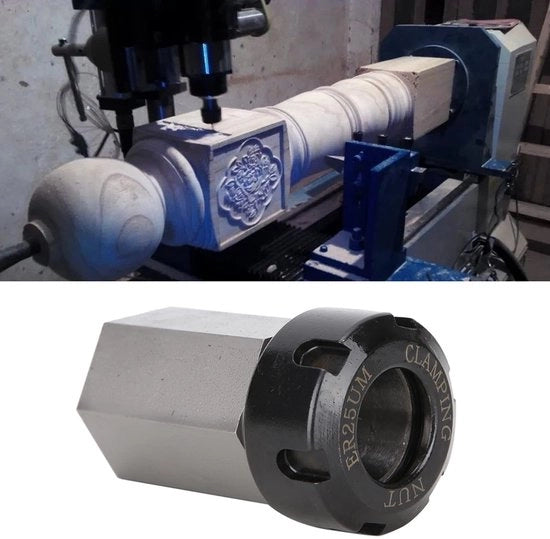 Blocco Collet 42mm OD per Macchine CNC - Otrente in Acciaio di Carbone di Alta Qualità - Precisione e Stabilità - Adatto a diverse applicazioni