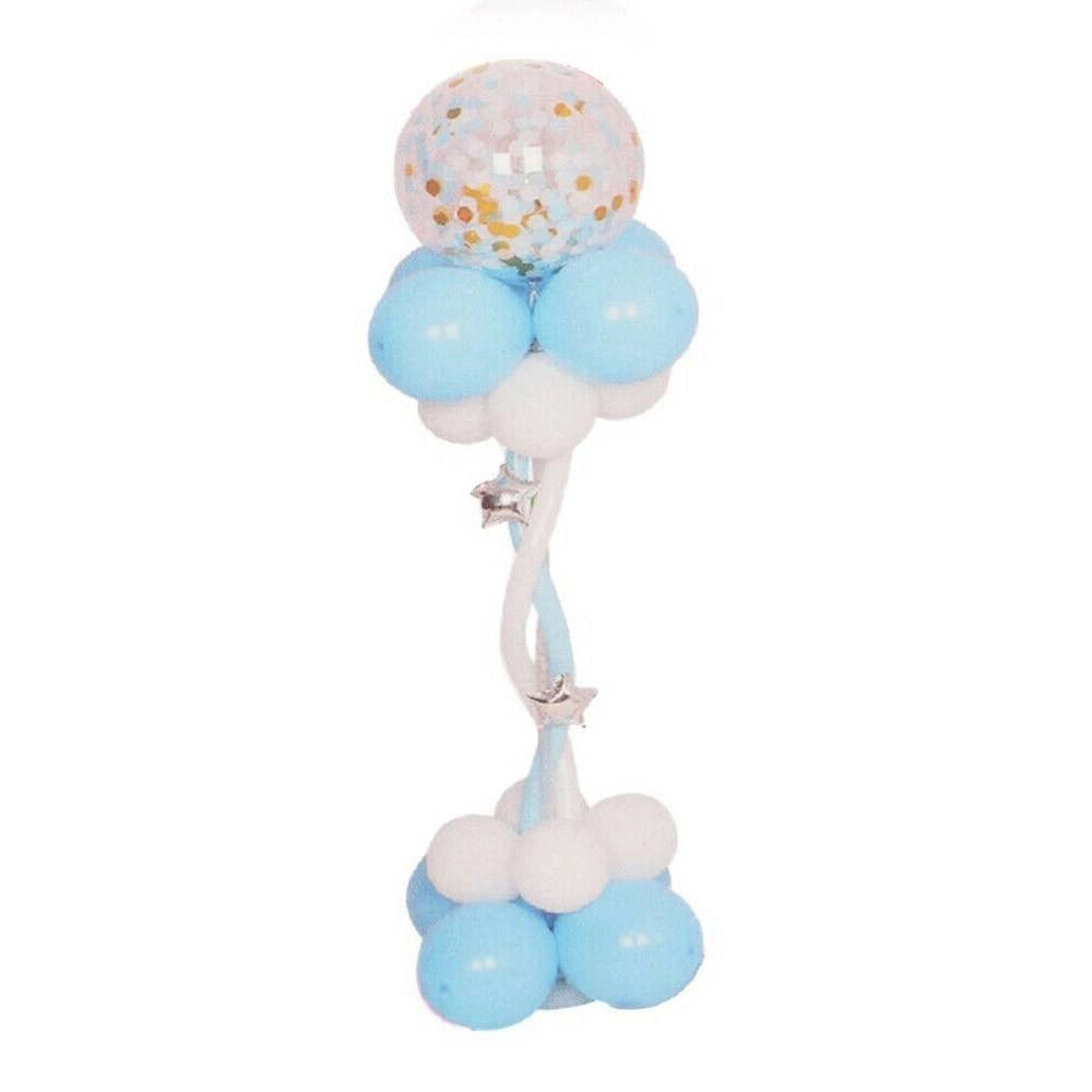 Trade Shop - Palloncino Verticale Struttura A Colonna Decorazioni Battesimo Feste Compleanno -