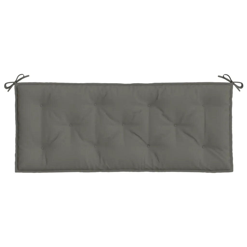 Cuscino Panca Giardino Grigio Scuro Mélange 120x50x7 cm Tessuto 4002543