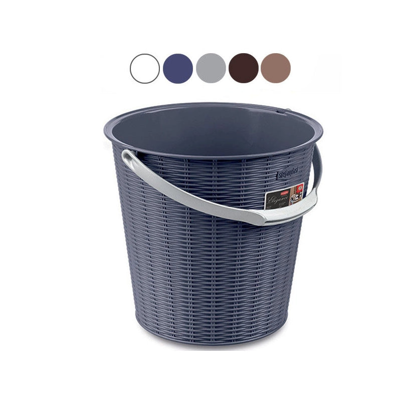 Secchio Elegance Grigio L 10 Stefanpl