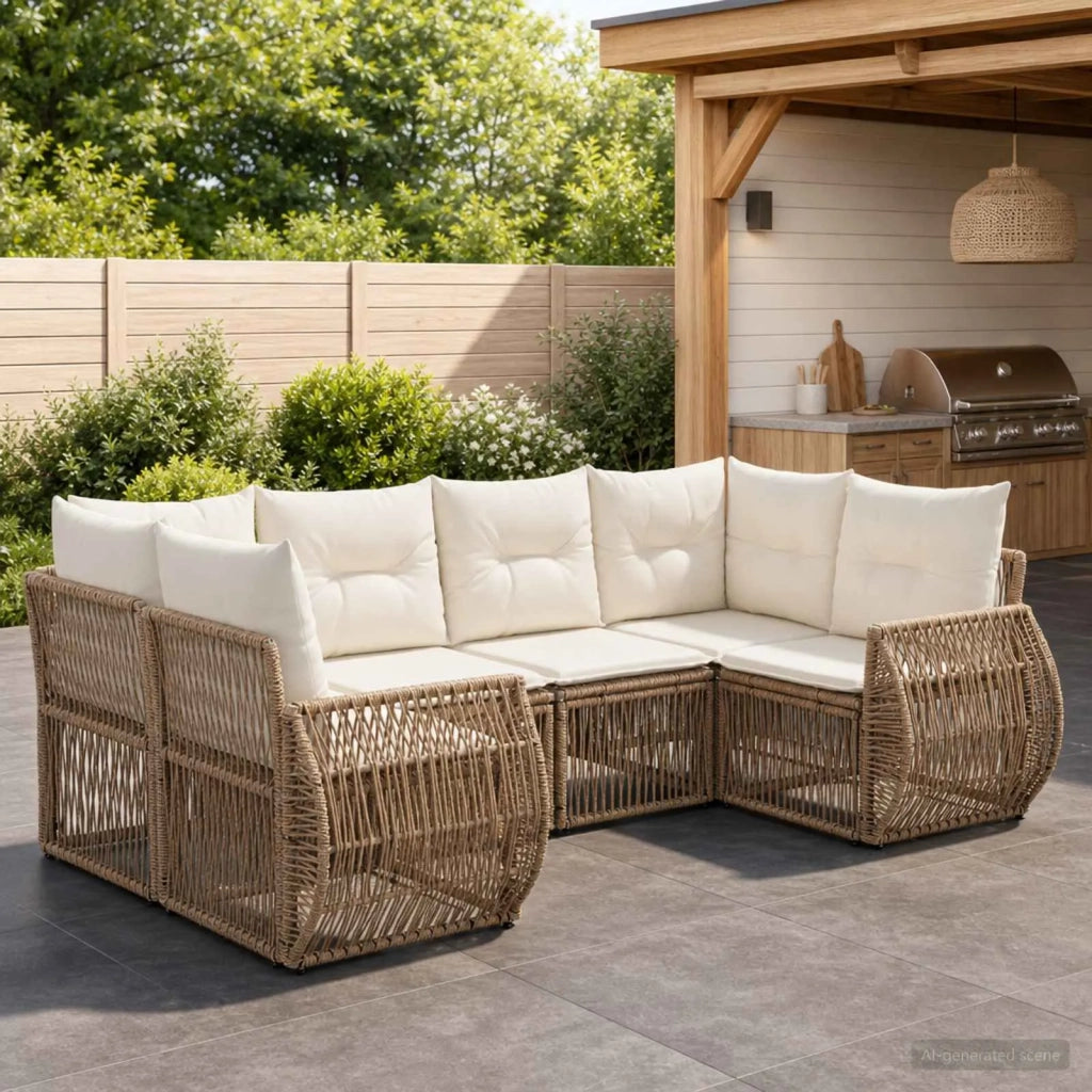 Set Divano da Giardino 6 pz 6-Numero di posti 3435516