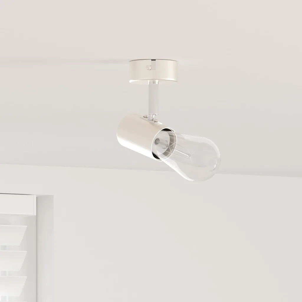 Faretto da soffitto Nichel 6,5 x 6 x 11,5 cm Metallo CFW4605525
