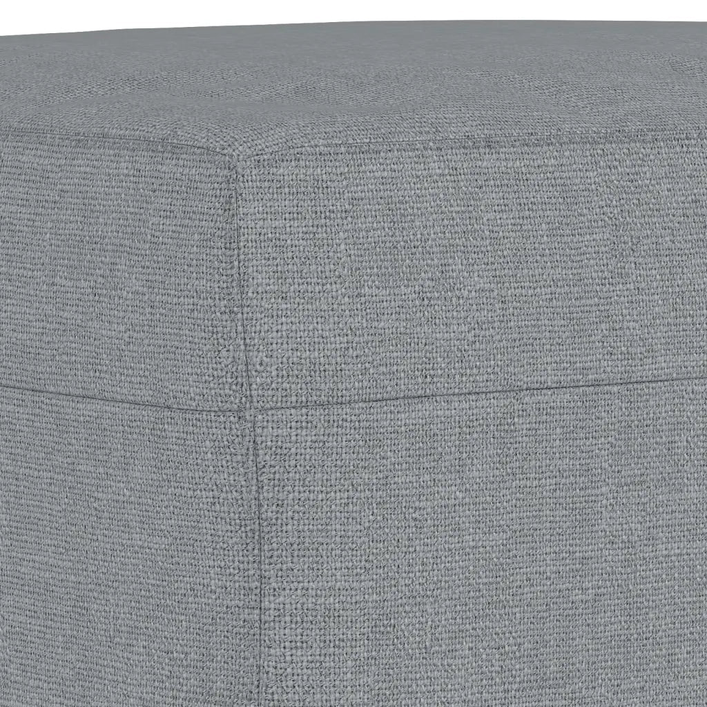 Set di Divani 3 pz con Cuscini Grigio Chiaro in Tessuto 3201314