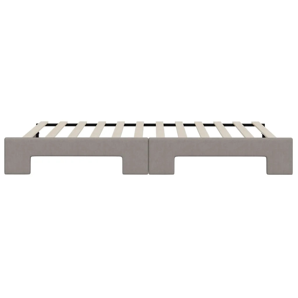 Divano letto | Sof¨¤ letto | Letto singolo Estraibile Tortora 80x200 cm Tessuto
