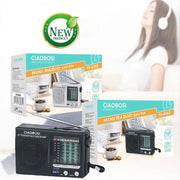 Trade Shop - Mini Radio Fm Portatile 9 Bande Am Fm Mw Sw1-7 Con Ricevitore Audio Tv Tx-8185 -