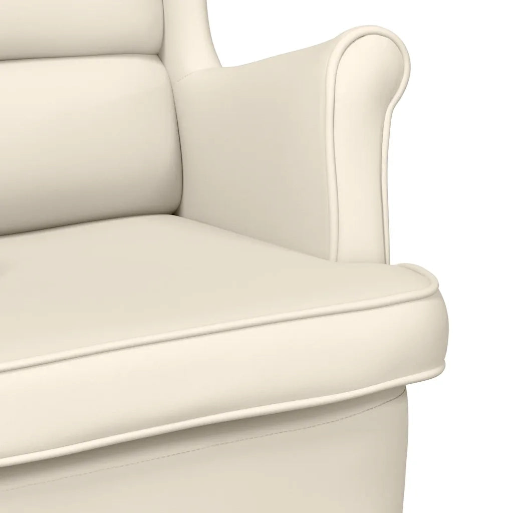 Poltrona Bianca 74x84x100 cm Lino 4016907