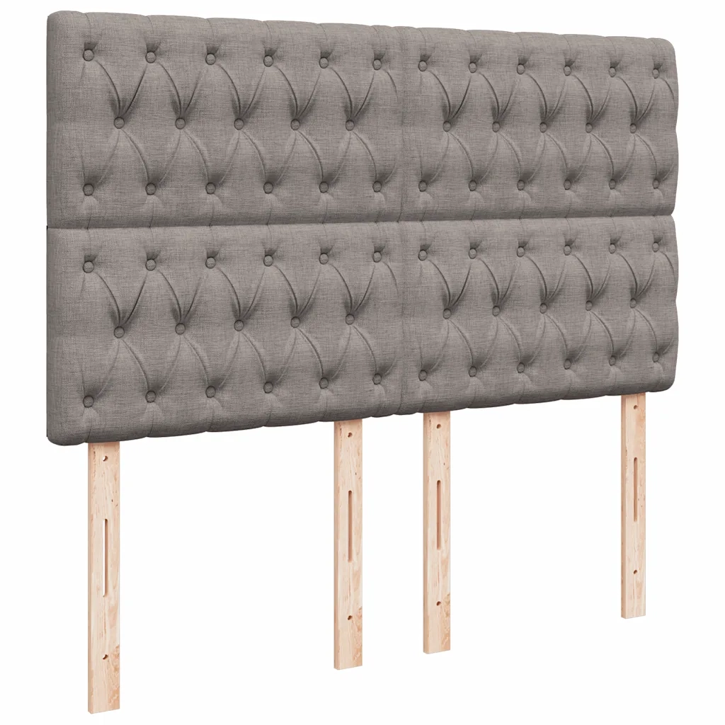Giroletto a Molle con Materasso Tortora 160x200 cm in Tessuto 3291730