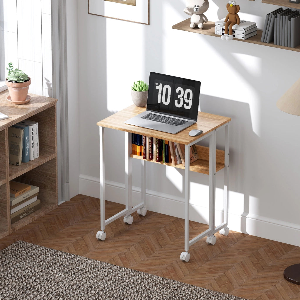 Scrivania pieghevole ¨C zephmum ¨C legno, naturale