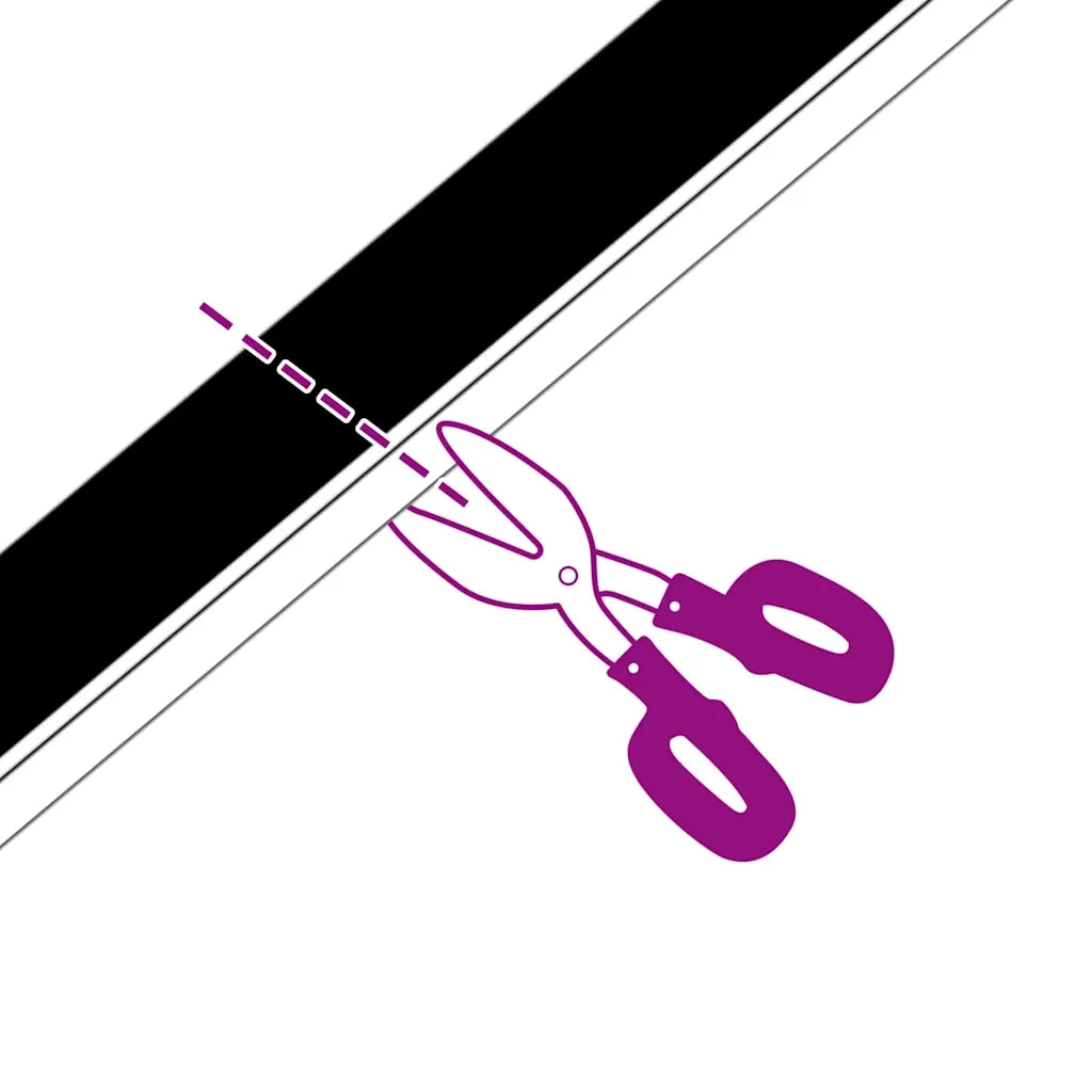 Spazzole per porte autoadesive 6 pcs Nero 100 cm 42019562