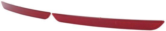 Riflettore di Sostegno Posteriore - Materiale Resistente - Migliorata Visibilità - Riflettori - Adesivo Auto - Resistente ai Cambiamenti di Clima - Installazione Facile - Riflettore