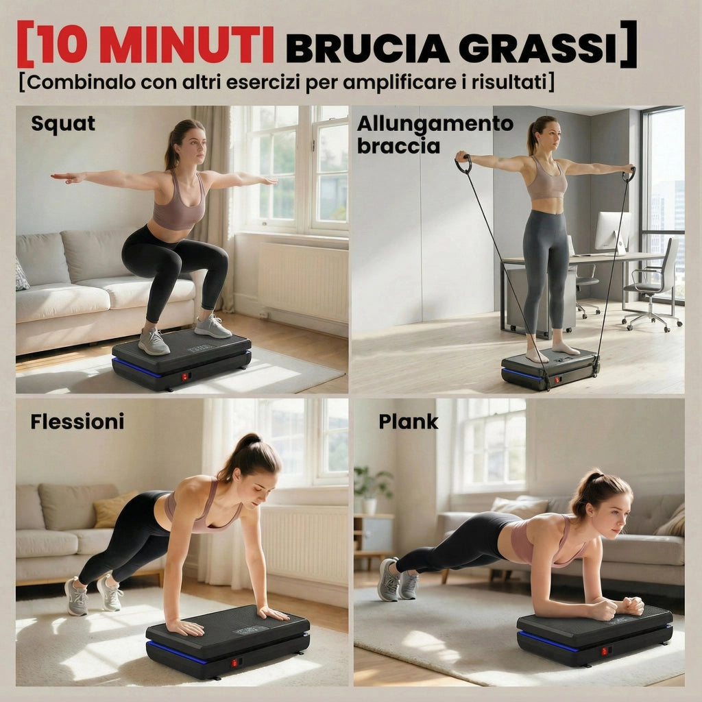 Pedana Vibrante ¨C zephmum ¨C 120 livelli, 5 programmi