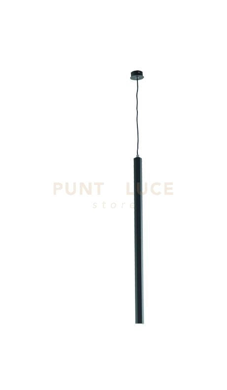 SOSPENSIONE EXAGON H.80CM D.3,5CM NERO LED 3000K 365LM 5W