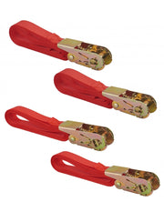 Set di 4 cinghie a cricchetto, larghezza 25 mm – THIRARD