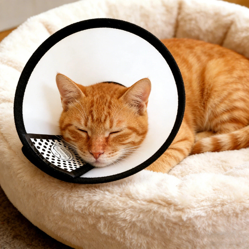 Collare Elisabettiano Regolabile per Cani e Gatti ¨C Minimal ¨C Antimorso Antileccata