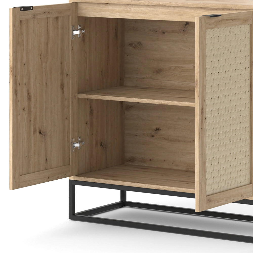Vicco Cassettiera Marrone 40 x 92.5 cm con 2 porte