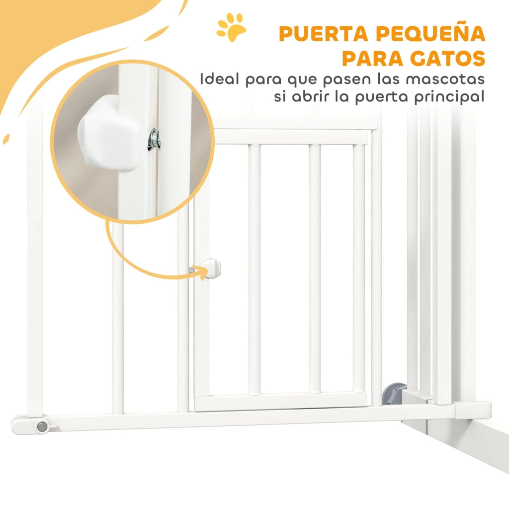 Barriera di Sicurezza per Cani ¨C zephmum ¨C Bianco 74-100 cm