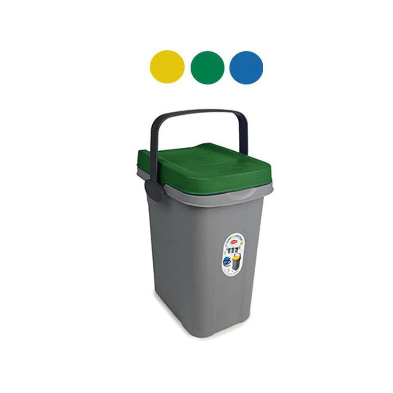 Pattumiera Home Eco System Gr/Blu L 7 Stefanpl