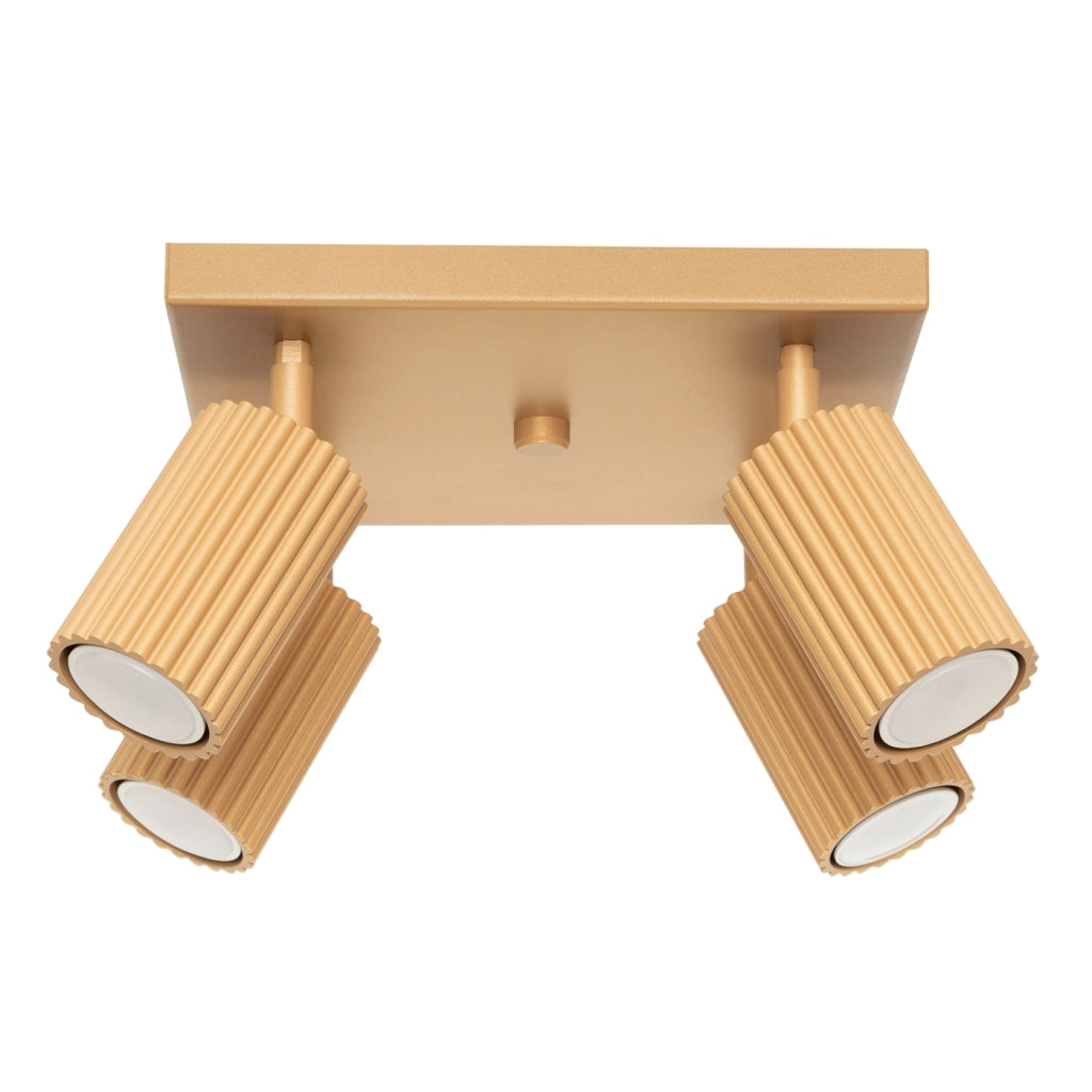 Lampada da soffitto KARBON 4 oro