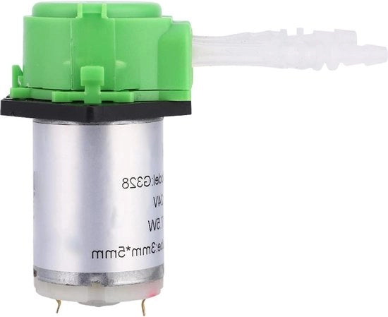 Pompa peristaltica per serbatoio per acquario laboratorio per analisi chimica - colore verde - 24V 3 * 5