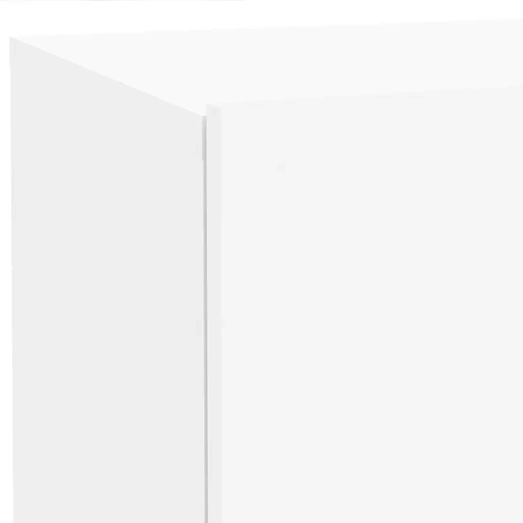 Comodino | Armadio da Notte | Mobiletto da notte con Luci LED Bianco 70x36x40,5 cm