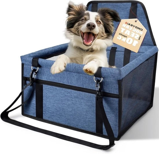 Autoletto per cani - Sedile auto per cani - Mandatauto per cani - Blu