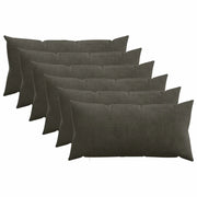 Federa 6 pcs HEERLEN Antracite 40 x 80 cm corduroy 909920