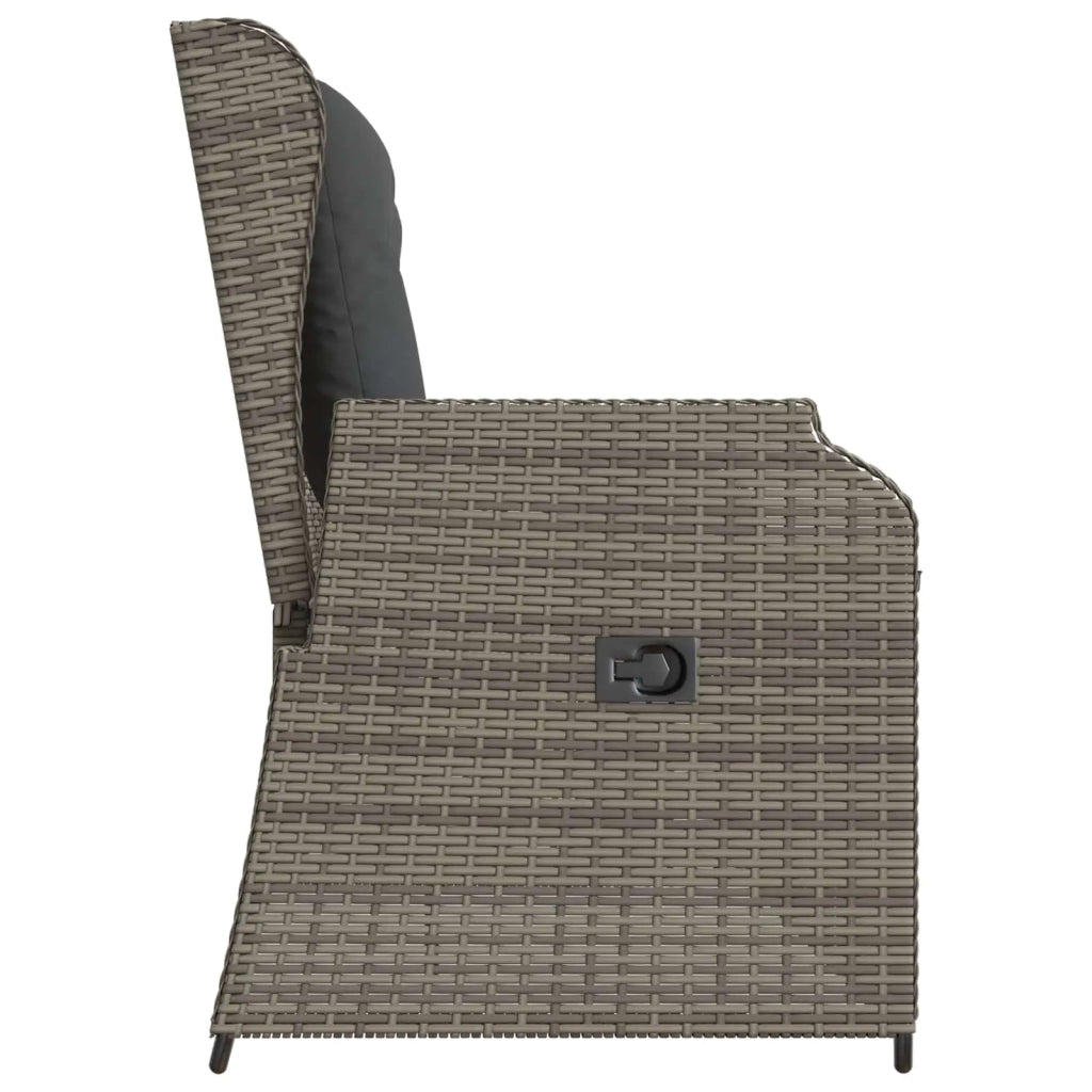 Panchina da Giardino | Panca da Giardino Grigio polyrattan