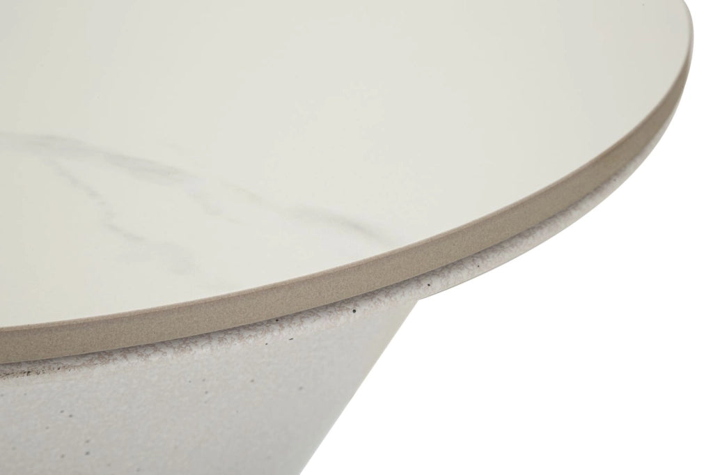 TAVOLINETTO WHITE DOUBLE CM Ø 44,5x63
