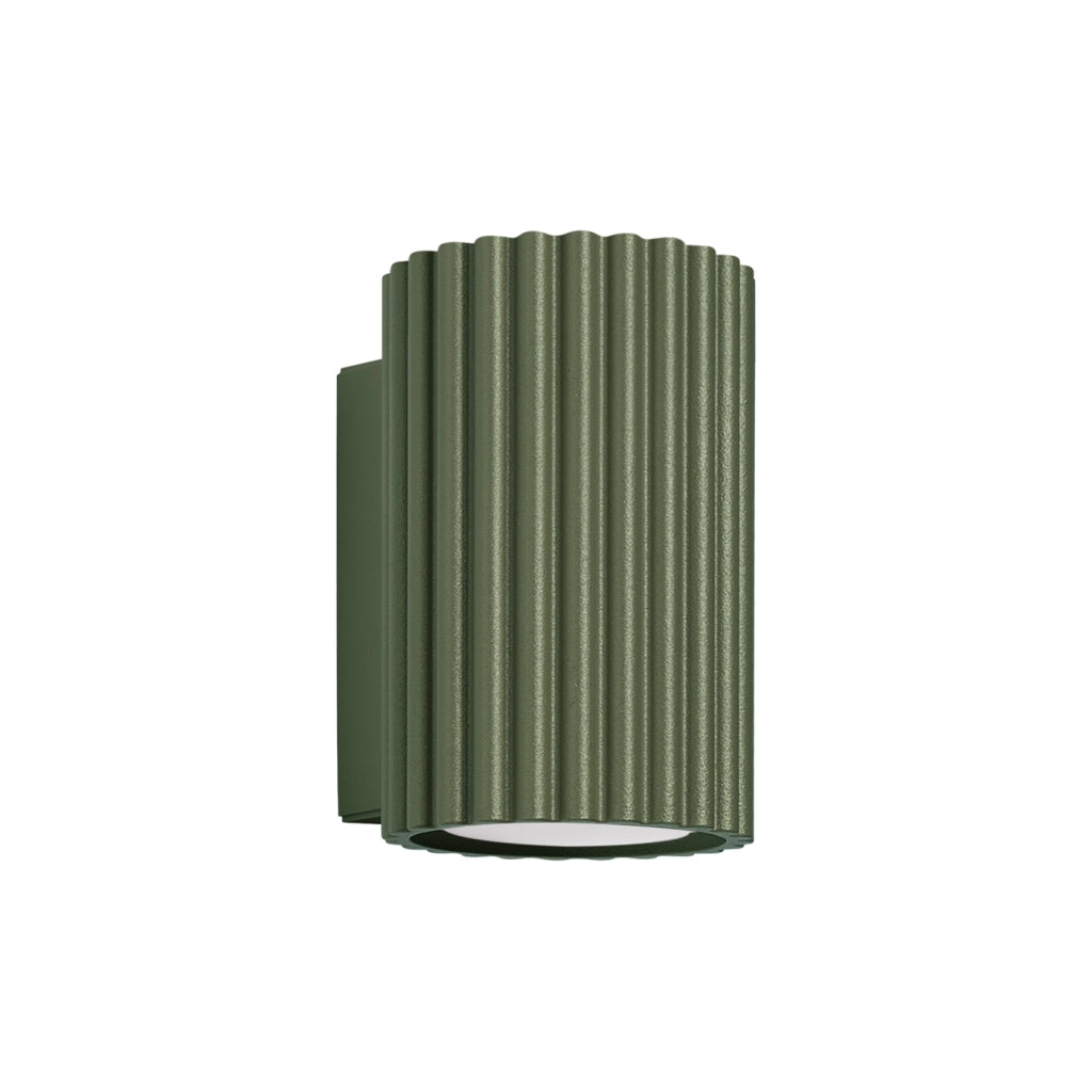 Lampada da parete KARBON 10 verde oliva