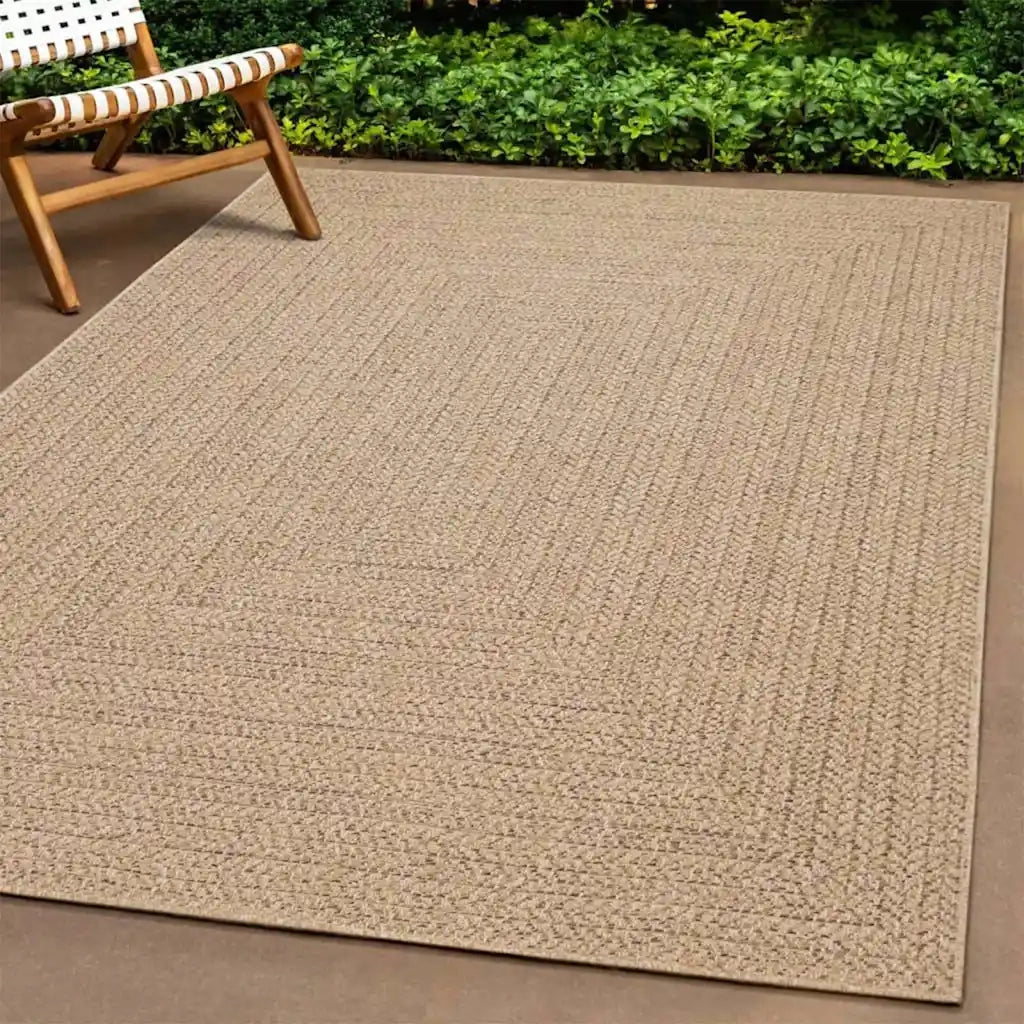 Tappeto del soggiorno | Tappeto ZIZUR 80x250 cm Aspetto Iuta per Interni ed Esterni