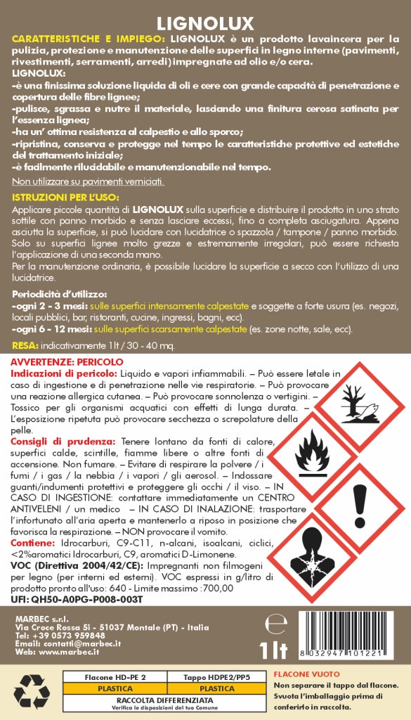Lavaincera LIGNOLUX   1LT