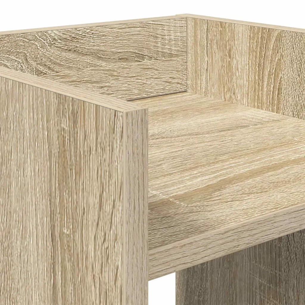 Supporto per piante Rovere Sonoma 30 x 30 x 80 cm 899582