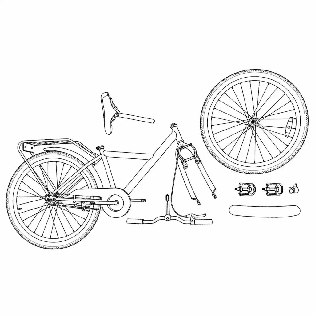 Bicicletta per Bambini 20 Pollici 42009460