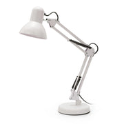 Lampada da Tavolo Velamp Charleston Xl Colore Bianco