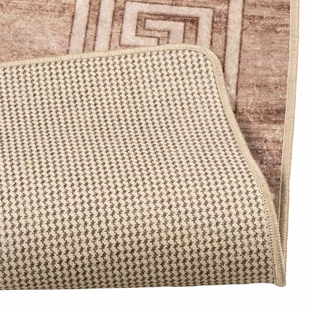 Runner Tappeto MARSA Bianco 80 x 250 cm Poliestere e PVC 42023310