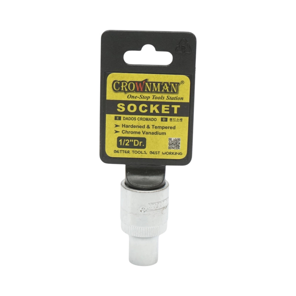 Chiave a bussola quadrata Crownman da 8 mm 1/2 Cr-V