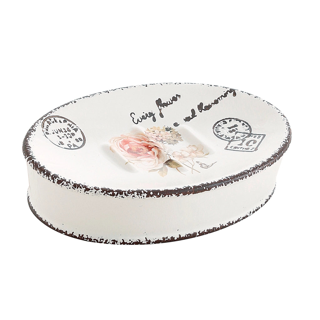 Porta Sapone G-Clothilde Bianco - Gedy