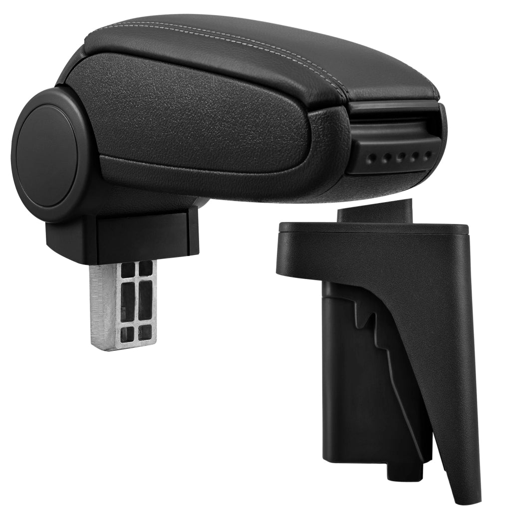 Poggiabraccio con vano portaoggetti per Audi A3 / S3 8P -  Similpelle - nero [pro.tec]