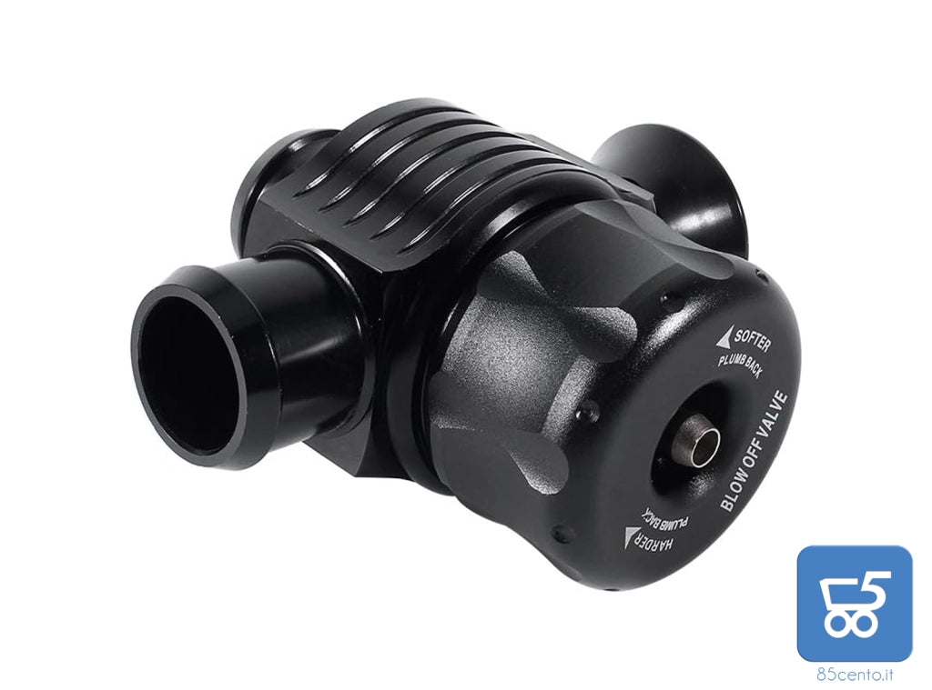 Valvola di Scarico Doppio Universale 25mm Auto lega di alluminio nero - Turbo Blow Off Valve