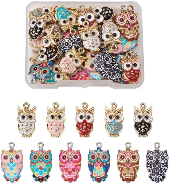 Set di Emaillo per Creare Accessori da Orecchini Colorati - 33 Pezzi