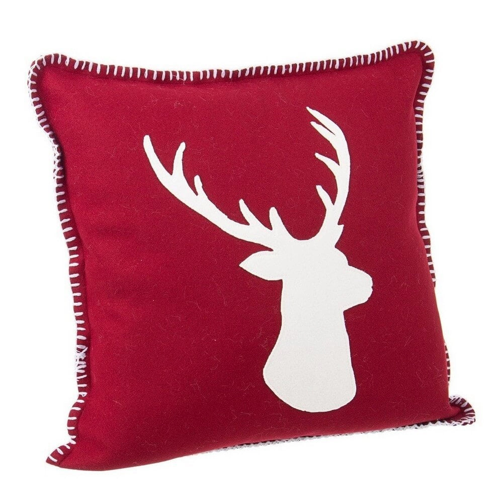 Cuscino natalizio Lodge renna 45x45 cm
