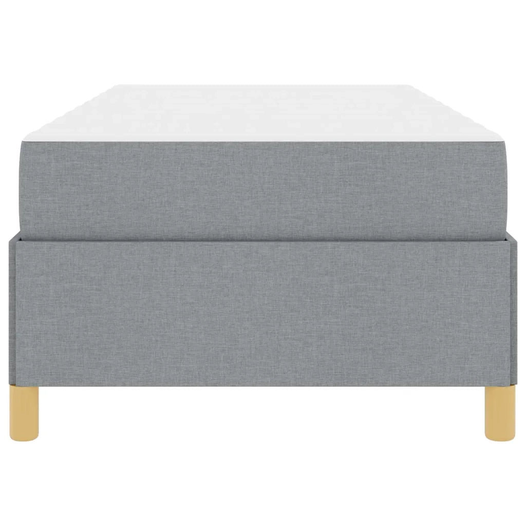 Struttura del letto Grigio chiaro 90 x 190 cm Tessuto 3398899