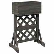 Trellis da Giardino Verticale Grigio 48 x 30 x 70,5 cm CFW6471505