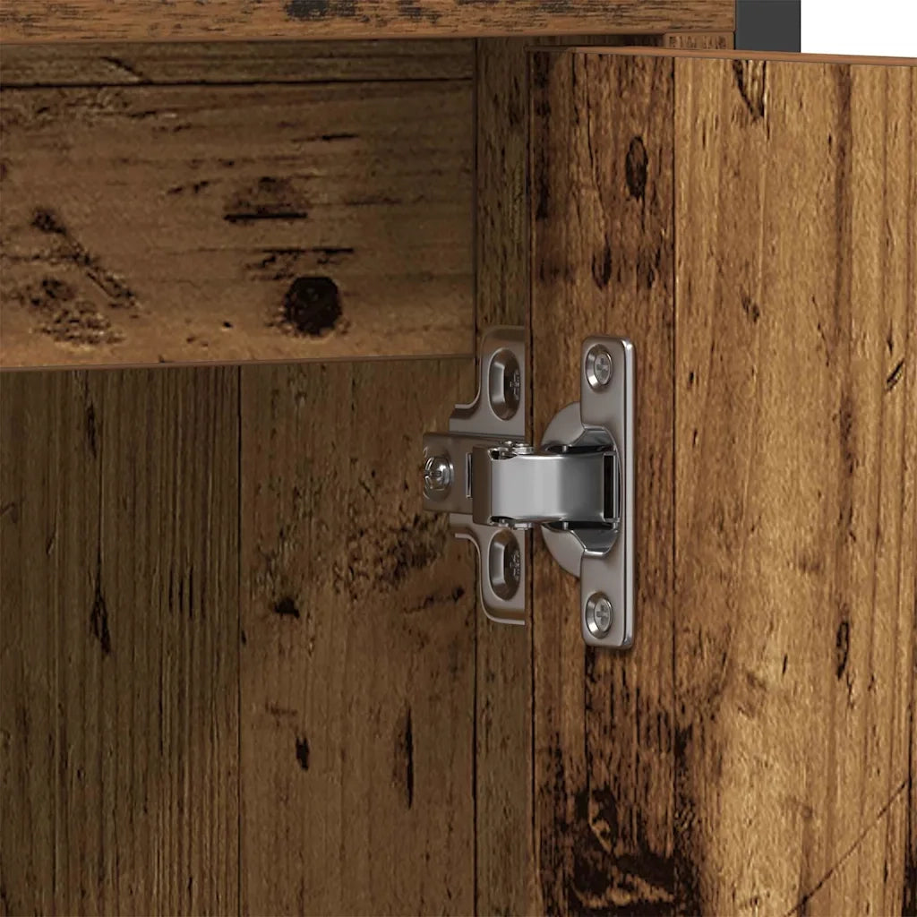 Set di mobili per il bagno 2 pcs Marrone Legno multistrato 3332499