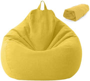 Zitzak per Bambini e Adulti - Beanbag Giallo 100 x 120 cm